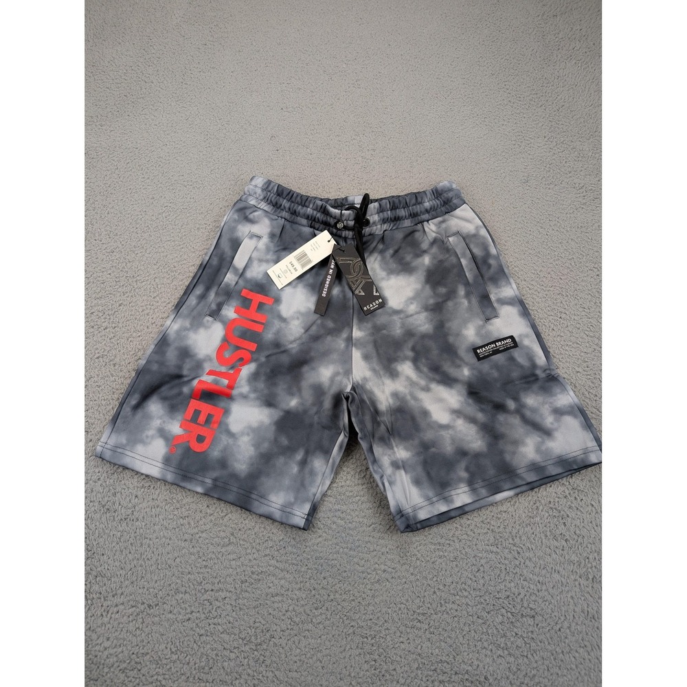 Reason Hustler Shorts‎ Mens Small Limited Edition Tie Dye Polyester Streetwear